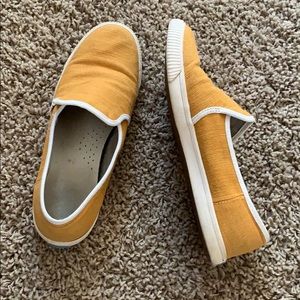 Toms yellow vintage series keds size 8